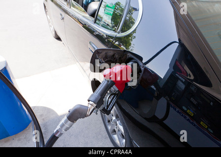 La pompe à gaz montés sur véhicule - USA Banque D'Images