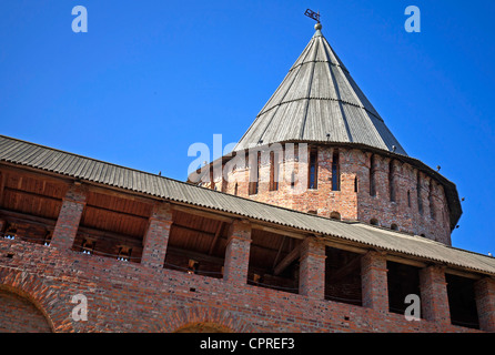 Ancienne forteresse (Kremlin) à Smolensk, Russie Banque D'Images