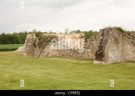 Croix Rouge ferme près de Chateau Thierry France Banque D'Images