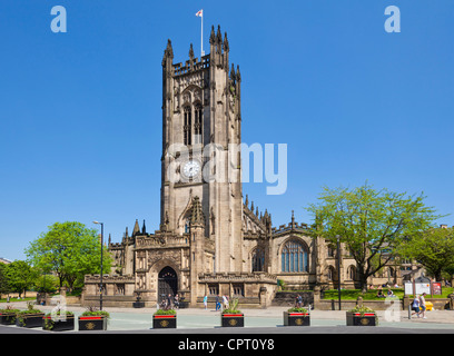 La Cathédrale de Manchester d'une église médiévale centre de Manchester England UK GB EU Europe Banque D'Images