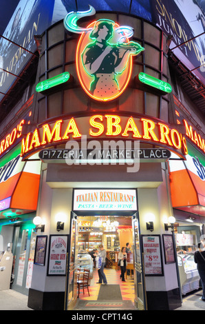 Mama Sbarro's à Times Square, New York City, USA. Banque D'Images