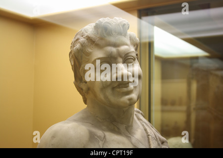 Statue en verre dans le musée de l'Agora antique Banque D'Images