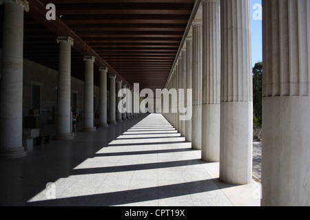 Stoa d’Attale Banque D'Images