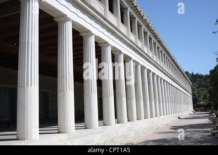 Stoa d’Attale Banque D'Images