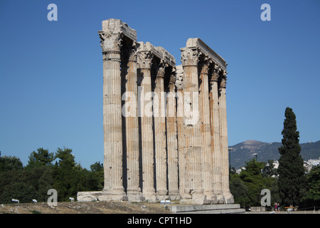 Le Temple de Zeus d'Olympie Banque D'Images