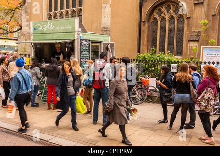 Un fast food à Cambridge , Angleterre , Angleterre , Royaume-Uni Banque D'Images