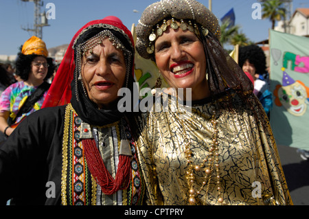 Purim festival 2012 à Eilat Israël Banque D'Images