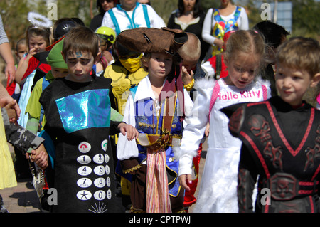 Purim festival 2012 à Eilat Israël Banque D'Images