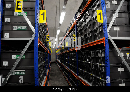 Dans La Chambre Forte Semenciere Mondiale De Svalbard Norvege Photo Stock Alamy