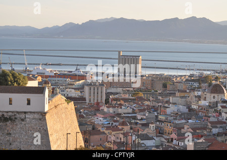 Cagliari, Sardaigne, Sardaigne, le centre, casteddu Banque D'Images