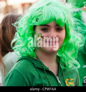 Parade de la Saint-Patrick Montréal Québec Canada Banque D'Images