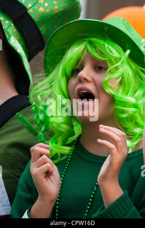 St Patrick's Day Parade Montréal Québec Canada Banque D'Images