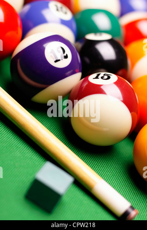 Billard ! Concept de jeu RF Banque D'Images