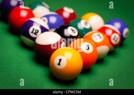 Billard ! Concept de jeu RF Banque D'Images