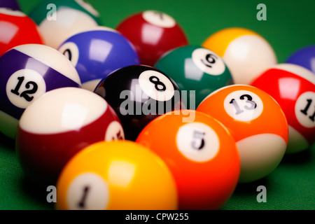 Billard ! RM concept jeu Banque D'Images