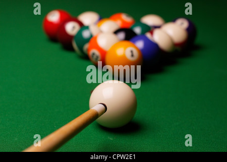 Billard ! Concept de jeu RF Banque D'Images