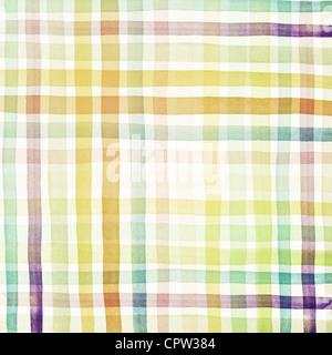 Coups de pinceau aquarelle peint à la main, des bannières. Isolé sur fond blanc. Banque D'Images