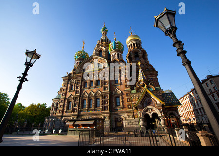 St.Petersburg, Spas-na-krovi cathédrale, la Russie. Banque D'Images
