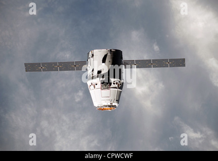 SpaceX Dragon du fret commercial de plaisance sur la route vers l'ISS Banque D'Images