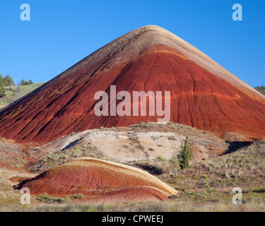 John Day Fossil jumeaux National Monument, ou rouge dans la colline collines peintes unit Banque D'Images