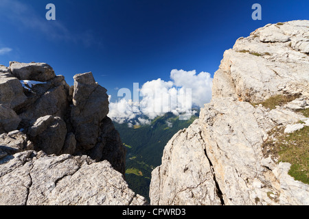 Belle vue de Pale di San Martino, ITALIE Trentin, montage Banque D'Images