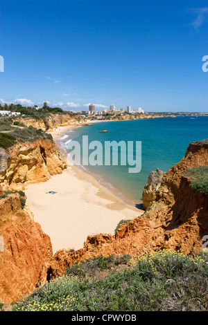 Plage de Praia do Vau, près de Portimao, Algarve, Portugal Banque D'Images