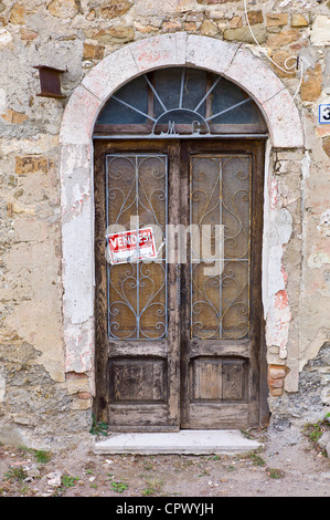 Maison à vendre à Comune di Montalcino, Val D'Orcia, Toscane, Italie Banque D'Images