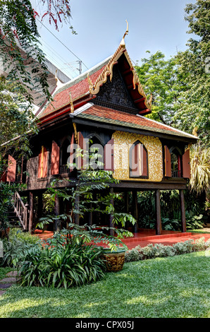 Le pavillon de laque | Suan Pakkad Palace | Bangkok Banque D'Images