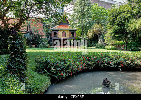 Le pavillon de laque | Suan Pakkad Palace | Bangkok Banque D'Images