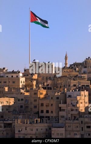 Maisons traditionnelles à Amman, Jordanie Banque D'Images