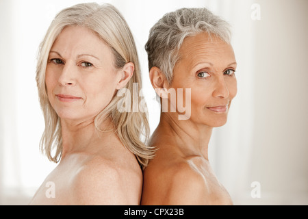 Portrait of senior et les femmes mûres Banque D'Images