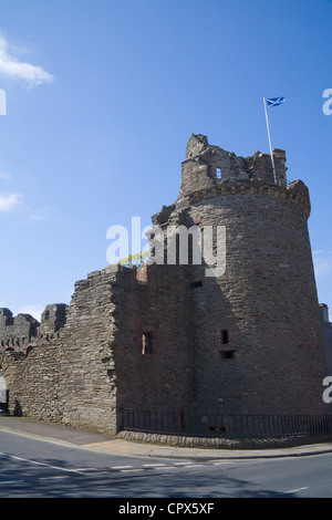 Kirkwall Orkney Islands UK Moosie Toor une tour à l'angle de la partie de l'affaire du Watergate a ruiné le Palais de l'Évêché Banque D'Images