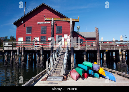 Coupeville Coupeville - Quai, Whidbey Island, Washington USA Banque D'Images