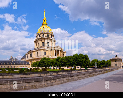 L'Église des Invalides à Paris, France. Banque D'Images