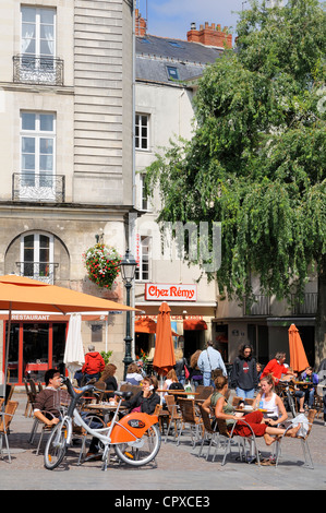 France, Loire Atlantique, Nantes, capitale verte européenne 2013, Place Bouffay Banque D'Images