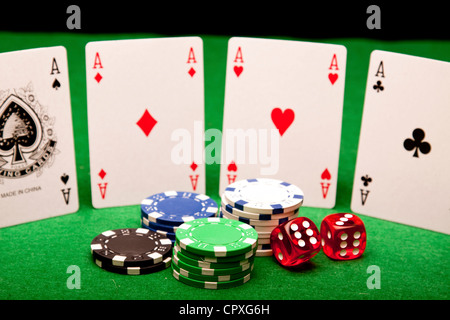 Arrière-plan de Casino ! Banque D'Images