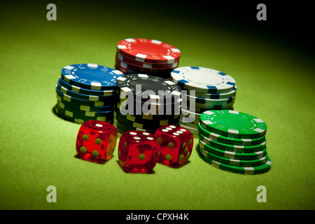 Arrière-plan de Casino ! Banque D'Images