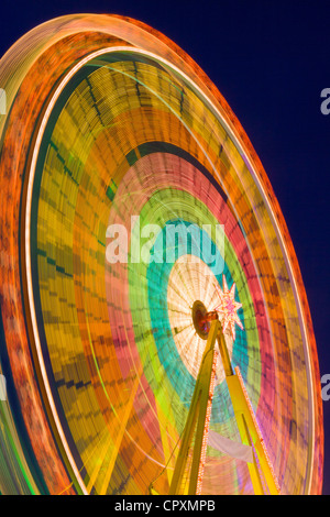La grande roue de nuit Banque D'Images