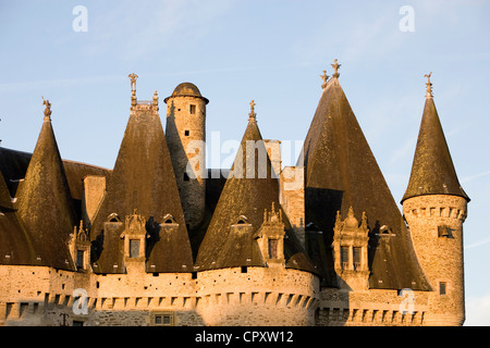 France, dordogne, Périgord Vert, Jumilhac le Grand, château féodal Banque D'Images