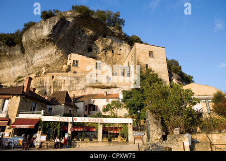 France, dordogne, Périgord Noir, Les Eyzies de Tayac, UNESCO World Heritage site, caverne Banque D'Images