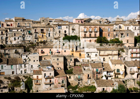 Italie, Sicile, Ragusa, Raguse Ibla (basse-ville) Banque D'Images