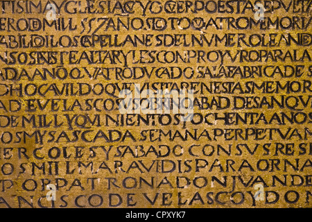 Burgos cathédrale gothique pierre gravée Banque D'Images