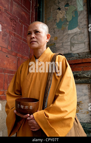 Taiwan, Taipei, un OAP (BAO), un temple taoïste nun Banque D'Images