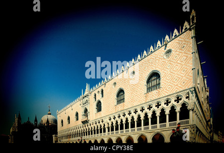 Basilique Saint-Marc et Palais des Doges, Venise, Italie Banque D'Images