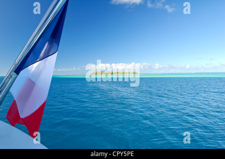 La France, la Polynésie française, archipel de la société, les îles sous le vent, croisière sur le bateau 30 cabines yacht de Tia Moana Banque D'Images