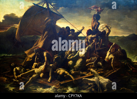 Le Radeau de la Méduse, par Theodore Gericault, 1818-1819, Musée du Louvre, Paris, France, Europe Banque D'Images