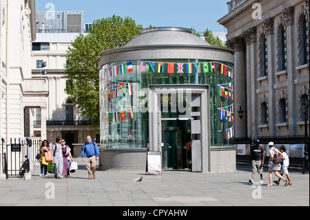 Crypte, St Martins-dans-le-champs, Londres, Royaume-Uni Banque D'Images