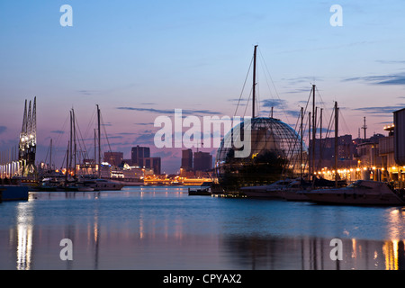 Biosphère, Porto Antico, Gênes, ligurie, italie Banque D'Images