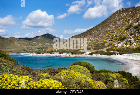 Plage de Punta Molentis (Sardaigne, Italie) Banque D'Images