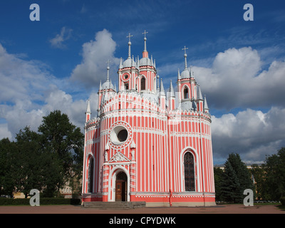 Église de Cesme à Saint-Pétersbourg, Russie Banque D'Images